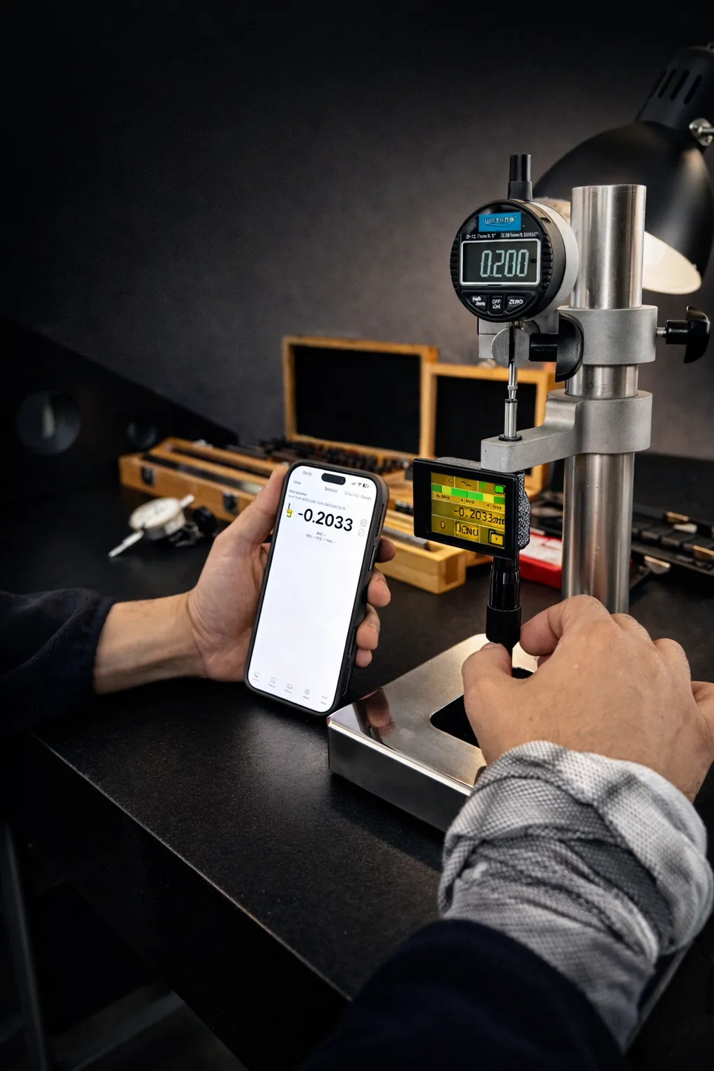 Boyutsal kalibrasyon — komparatör ve mastar bloğu ile ölçüm